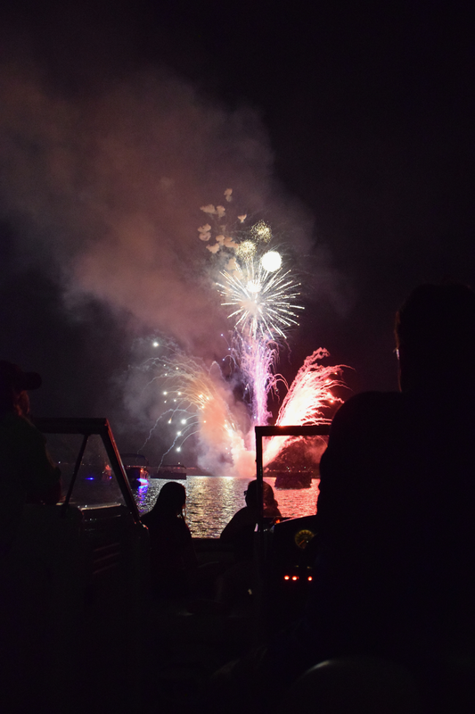 Fireworks by Boat